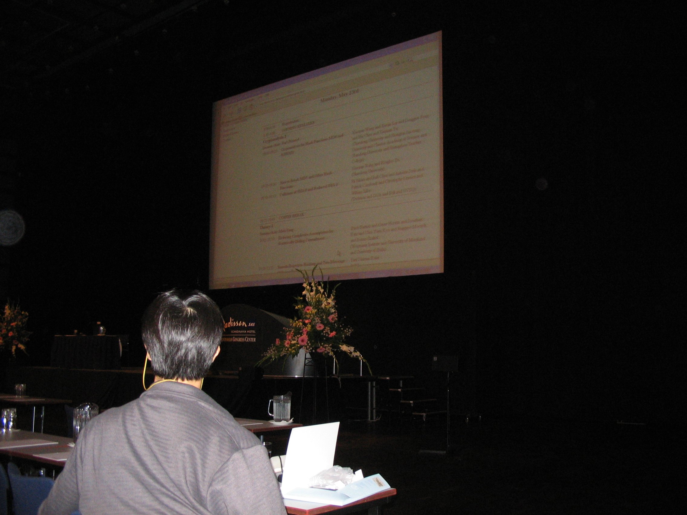 Picture from EuroCrypt 05