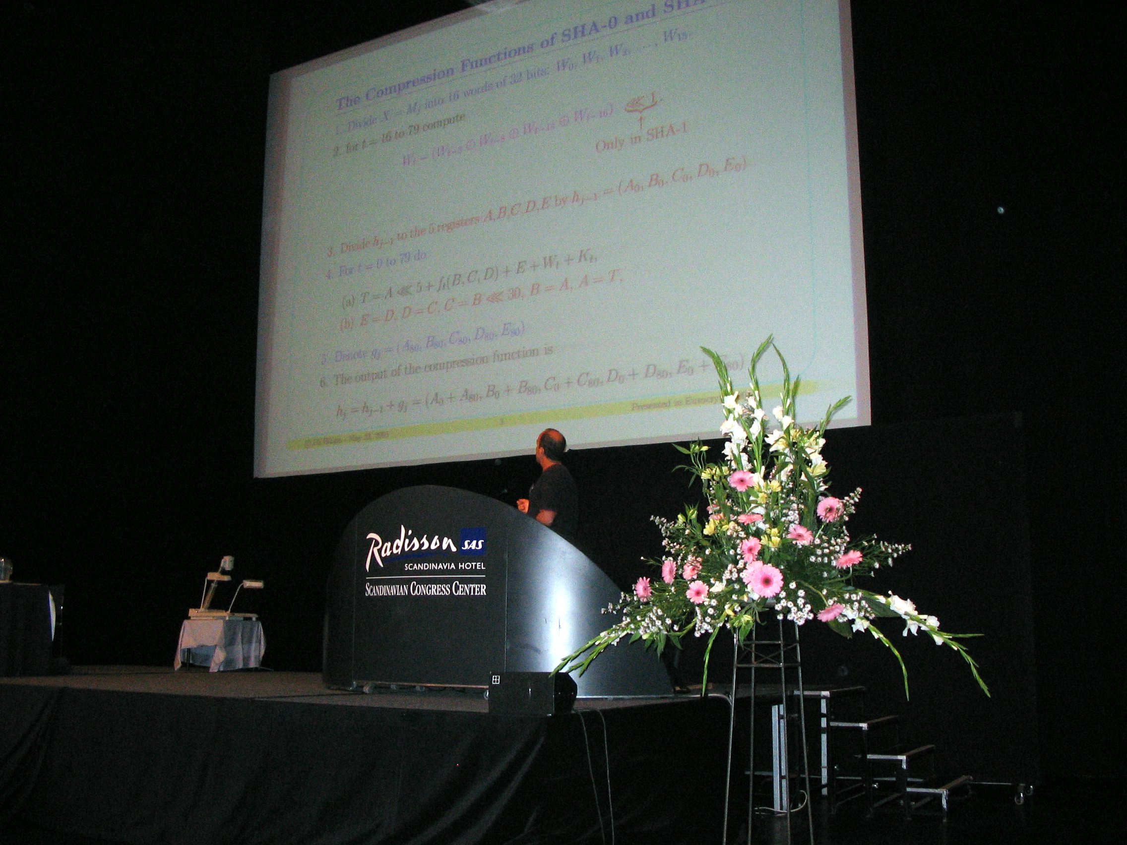 Picture from EuroCrypt 05